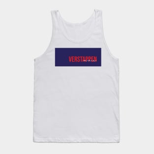 Max Verstappen Driver Name - 2022 Season #5 Tank Top